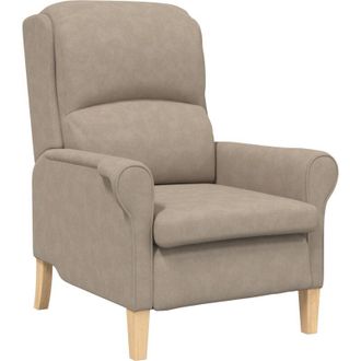 vidaXL Sill&oacute;n Taup&eacute; 76 X 94 X 102 Cm Microfibra Vidaxl