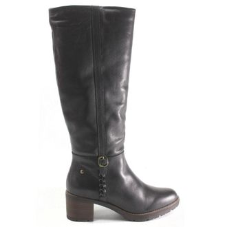 Pikolinos Llanes W7H-9541 Leather Womens Calf Length Boots - Black - Size:UK 4-4.5