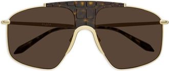 Alaia Brown Lens Pilot Sunglasses