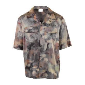 Diesel Short Sleeve Shirts, male, Green, Size: XL S-Brack-DMBN Shirt
