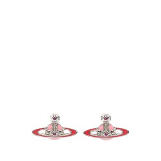 Vivienne Westwood Pendientes Peque&ntilde;os Neo Bas Relief Orb - Accessories - Mujer - Rosa - ONE SIZE