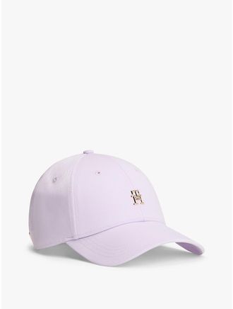 Tommy Hilfiger Womens Monogram Logo Baseball Cap - Lilac Sprig