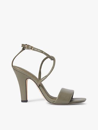 Tommy Hilfiger Leather Open Toe High Heels