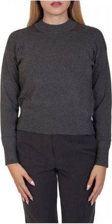 Marella Tops - Dames - Ronde hals truien - Grijs - S - Truien & Vesten