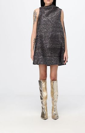 Missoni Mini abito A-line svasato con paillettes e scollo asimmetrico