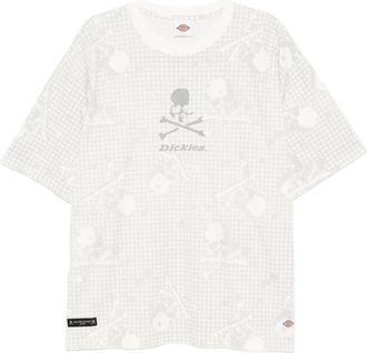 Mastermind Japan x Dickies T-shirt met logoprint - Wit