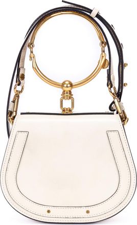 Chlo&eacute; Pre-owned Womens Nile Bracelet Small Shoulder Bag - White - One Size
