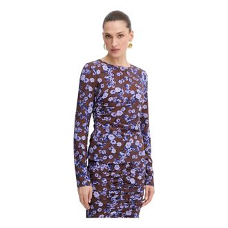 Patrizia Pepe Dames, Tops, Veelkleurig, Maat: L Leer