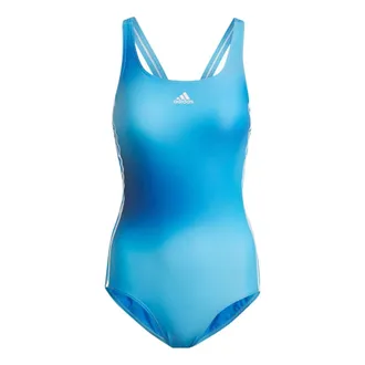 adidas (WMNS) adidas Melbourne Padded 3-Stripes Swimsuit Asia Sizing Blue HB1686