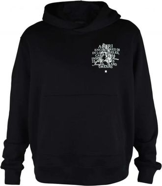 Amiri Heren, Sweatshirts & Hoodies, Zwart, Maat: XL Katoen