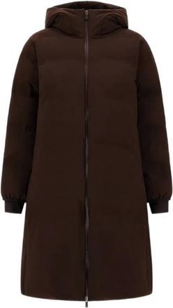 Herno Abrigo Puffer con Capucha - Coats - Mujer - Marr&oacute;n - XS