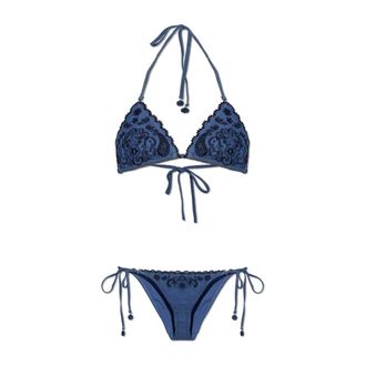 Zimmermann Dames, Badkleding, Blauw, Maat: L Tweed