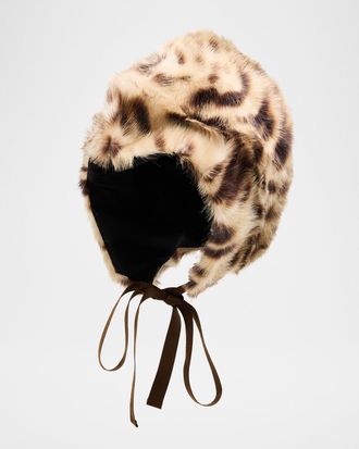 Aknvas Lynx Faux Fur Headdress