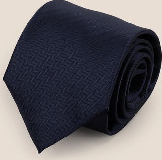 Oswin Hyde Mens Self Stripe Marine - Navy