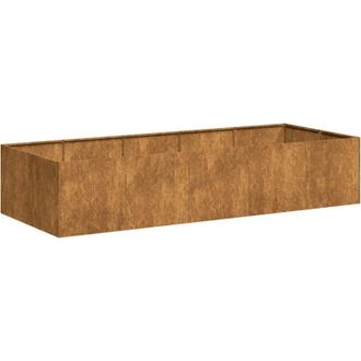 vidaXL Planter Rusty 200x80x40 cm Weathering Steel Vidaxl