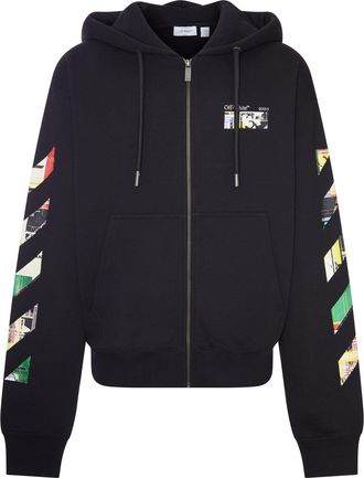 Off-white INDUSTRIAL ARROW ZIP-UP HOODIE - Off-white - Man