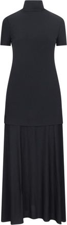 Jil Sander Layered Midi Dress - Black