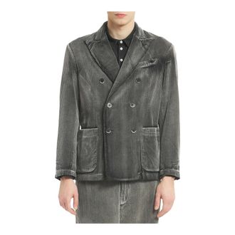 Barena Ribbed Double-Breasted Jacket