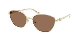 Tory Burch TY6121 334673 Womens Sunglasses Gold Size 57