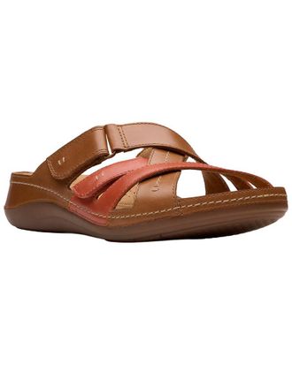 Clarks Cecily Leather Slide