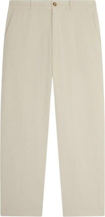 Ballantyne Wide Leg Fit Broeken - Heren - Wijde Broeken - Beige - L - Broeken