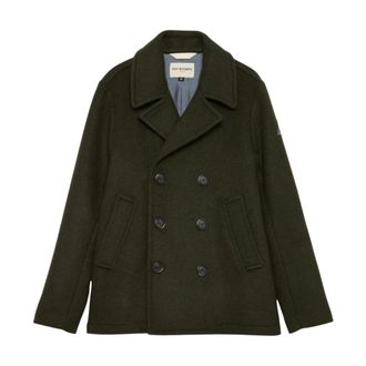 Roy Rogers Abrigo de Lana Melton - Coats - Hombre - Verde - 3XL