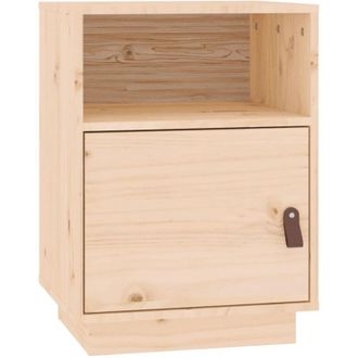 vidaXL Bedside Cabinet 40x34x55 cm Solid Wood Pine Vidaxl