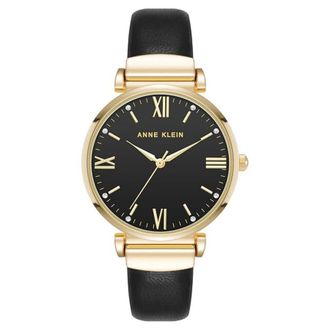 Anne Klein Classic Black Dial Ladies Watch AK/5092GPBK