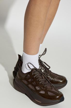 Hoka One One MACH X CAGED Sports Shoes, Womens, Brown