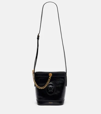 Versace Medusa Mini leather bucket bag