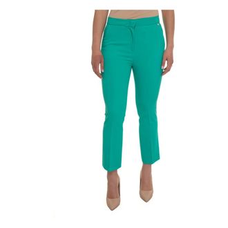 Liu Jo Dames, Broeken, Blauw, Maat: XL Viscose