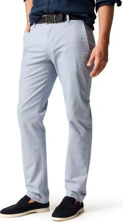 Rodd & Gunn Gunn Flat Front Stretch Cotton Suit Pants in Dusk at Nordstrom, Size 40