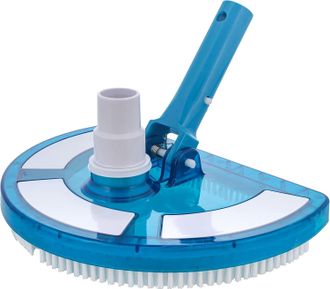 OEM Cabezal De Aspiraci&oacute;n Para Piscinas Pool Supply Con Peso, Cuerpo Transparente Curvado En Forma De Media Luna, Conexi&oacute;n Giratoria, Mango Tipo P&eacute;rtiga, 