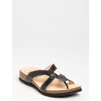 Think Julia Sandal in Black Nappa at Nordstrom, Size 10-10.5Us
