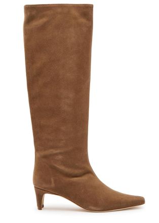 Staud Wally Suede Knee-high Boots - Beige - 36 (IT36/ UK3)