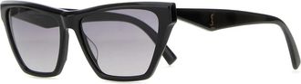 Saint Laurent Eyewear Black Acetate Sl M103 Sunglasses