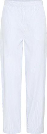Ichi Rechte broek - Dames - Straight fit broeken - Blauw - XL - Broeken