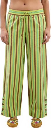Damson Madder Womens Ritik Pants In Lime
