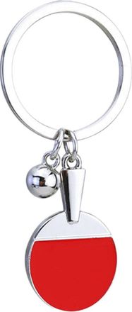 Generic Pings Pong Keyring - Keychain Bag Ornament Pendant, Chic Bag Ornament | Wear-Resistant Pings Pong Racquet Bat Keychain, Stylish Key Holder for Bags, K