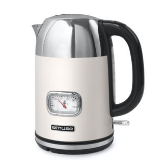 Muse Bouilloire Sans Fil Muse Ms-020 Sc - Indicateur De Temp&eacute;rature De Leau - 2200w - Filtre Amovible Et Lavable - Capacit&eacute; De 1.7 L