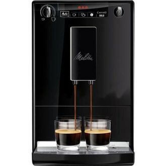 MELITTA E950-222 M&aacute;quina De Caf&eacute; Espresso Autom&aacute;tica Con Molinillo Caffeo Solo - Negro Puro