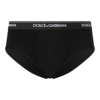 Dolce & Gabbana Cotton Thong - male - Dolce & Gabbana - Underpants - Black - XL - Underwear