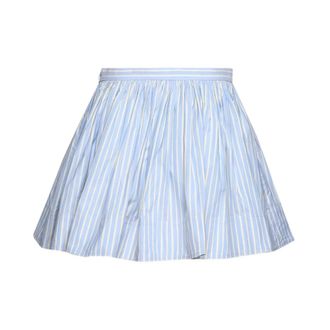 Paco Rabanne Short Skirts, female, Multicolor, Size: M Cropped Ruffled Short Skirt