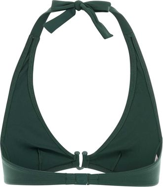 Eres Womens Dark Green Stretch Nylon Noctambule Bikini Top Menthegivree Exterior: Elastane Costumi Da Bagno Swimwear