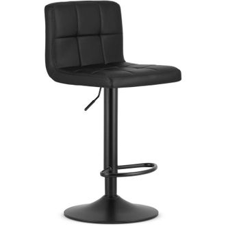 OEM Taburete Prot - Ecopiel Negro / Base Negra