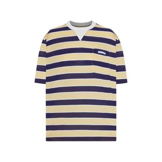 Prada Striped Pocket T-shirt