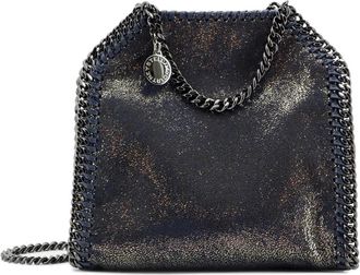 Stella McCartney Falabella Tiny Tote - Dames - Handtassen - Blauw - ONE Size - Polyester - Tassen