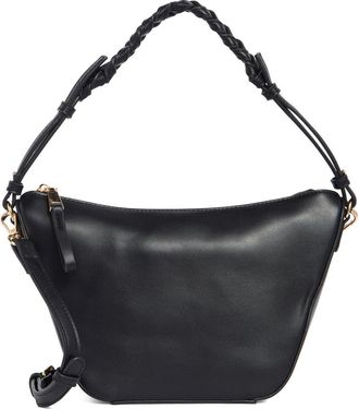 Melie Bianco Audrina Woven Handle Handbag in Black at Nordstrom Rack
