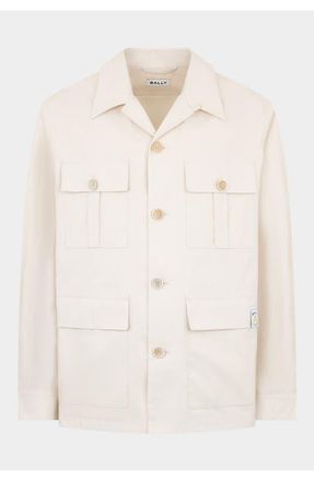 Bally Tennis Collection Saharan Jacket in White at Nordstrom, Size 48 Eu