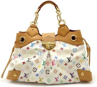 Louis Vuitton Pre-owned Tote Bags, female, White, Size: ONE SIZE Pre-owned Canvas totes